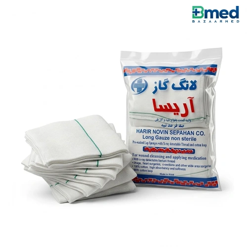 لانگ گاز طبی سه لایه نخ 30 آریسا